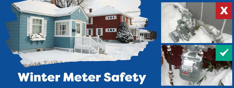 Remember to Remove Snow and Ice from Your Meter!